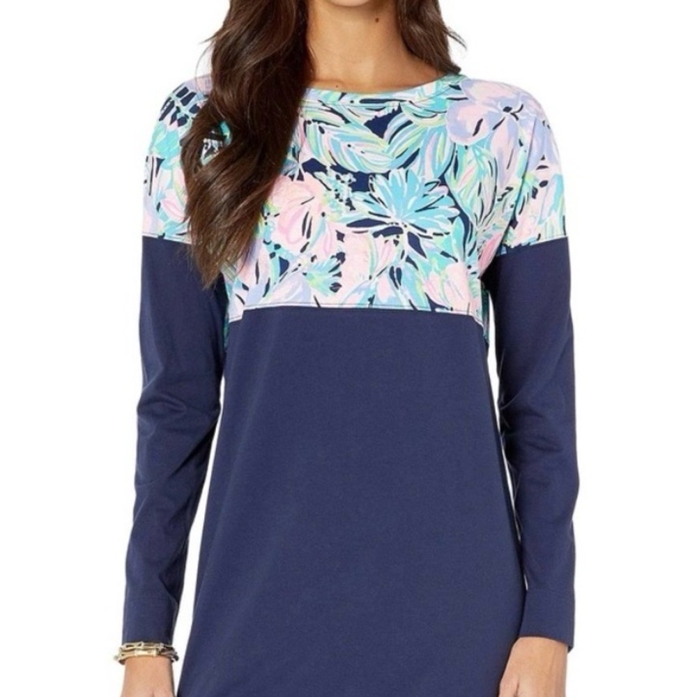Lilly Pulitzer Finn Long Sleeve T-Shirt Dress